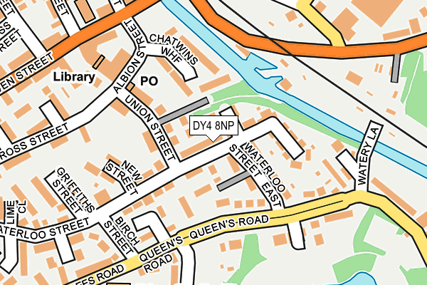 DY4 8NP map - OS OpenMap – Local (Ordnance Survey)