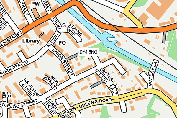 DY4 8NQ map - OS OpenMap – Local (Ordnance Survey)