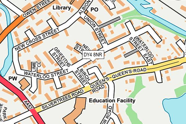 DY4 8NR map - OS OpenMap – Local (Ordnance Survey)