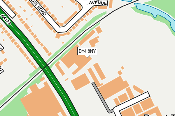 DY4 8NY map - OS OpenMap – Local (Ordnance Survey)