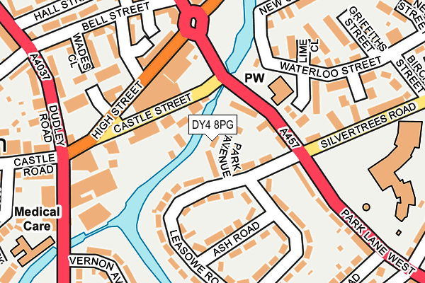 DY4 8PG map - OS OpenMap – Local (Ordnance Survey)