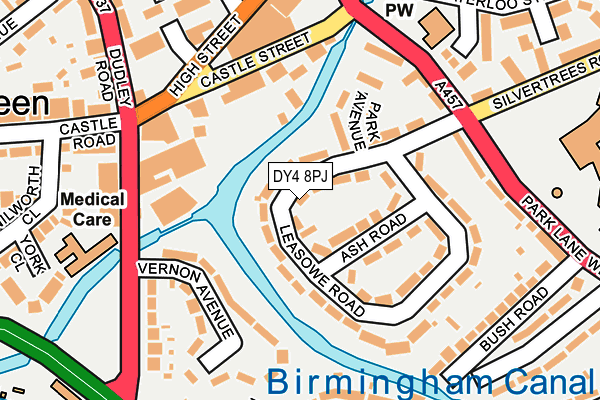 DY4 8PJ map - OS OpenMap – Local (Ordnance Survey)