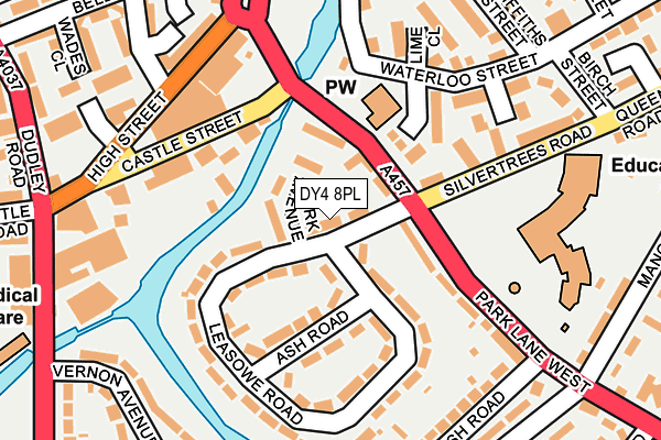 DY4 8PL map - OS OpenMap – Local (Ordnance Survey)