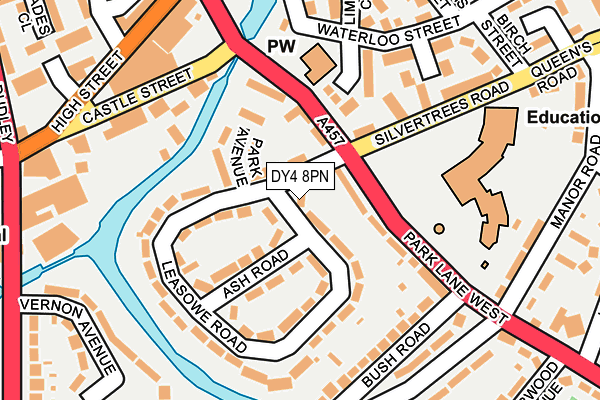 DY4 8PN map - OS OpenMap – Local (Ordnance Survey)
