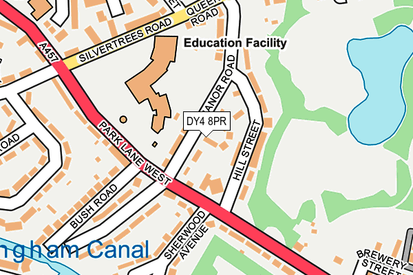 DY4 8PR map - OS OpenMap – Local (Ordnance Survey)