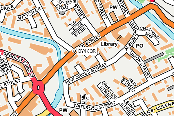 DY4 8QR map - OS OpenMap – Local (Ordnance Survey)