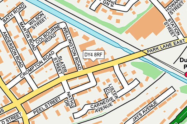 DY4 8RF map - OS OpenMap – Local (Ordnance Survey)