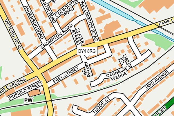 DY4 8RG map - OS OpenMap – Local (Ordnance Survey)