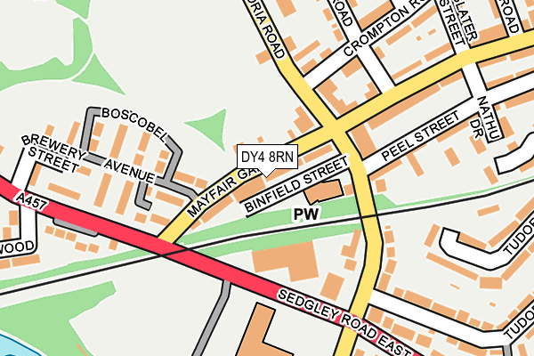 DY4 8RN map - OS OpenMap – Local (Ordnance Survey)
