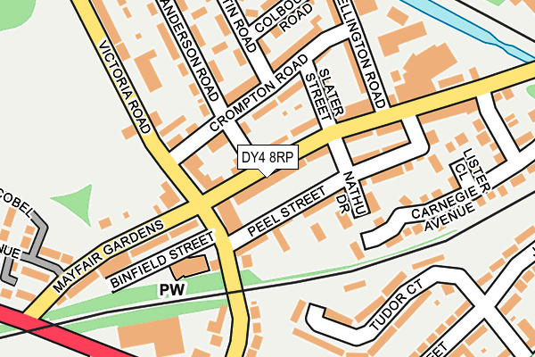 DY4 8RP map - OS OpenMap – Local (Ordnance Survey)