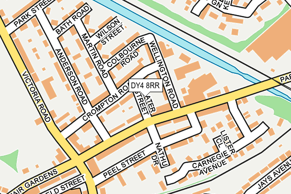 DY4 8RR map - OS OpenMap – Local (Ordnance Survey)