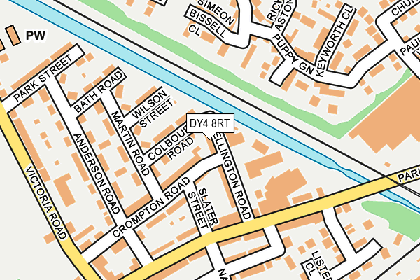 DY4 8RT map - OS OpenMap – Local (Ordnance Survey)