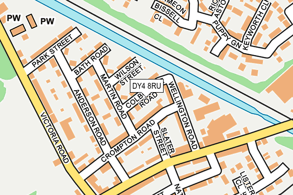DY4 8RU map - OS OpenMap – Local (Ordnance Survey)