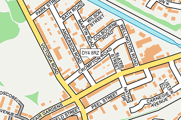 DY4 8RZ map - OS OpenMap – Local (Ordnance Survey)