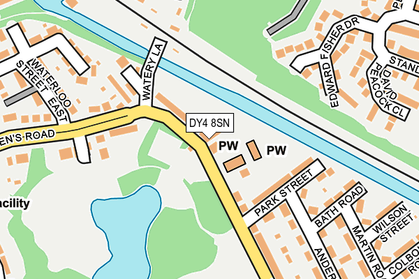 DY4 8SN map - OS OpenMap – Local (Ordnance Survey)