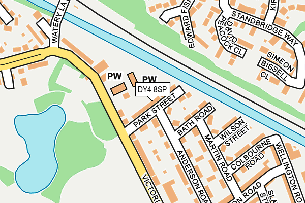 DY4 8SP map - OS OpenMap – Local (Ordnance Survey)