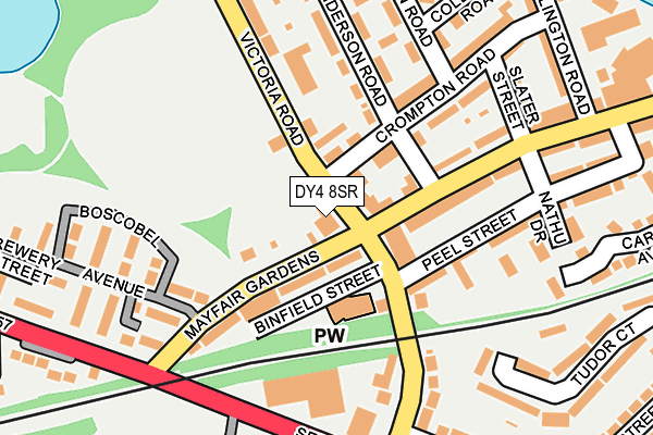 DY4 8SR map - OS OpenMap – Local (Ordnance Survey)