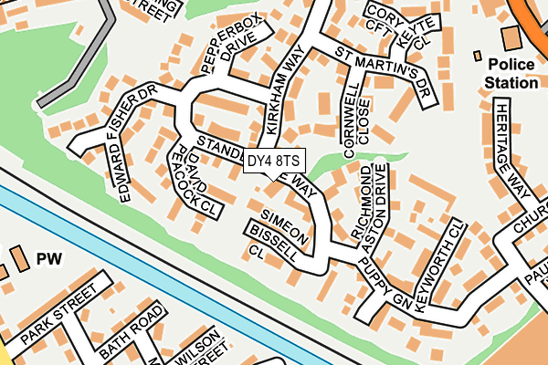 DY4 8TS map - OS OpenMap – Local (Ordnance Survey)