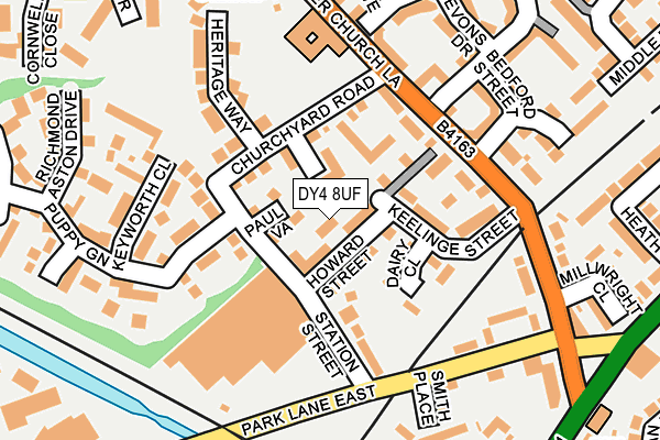 DY4 8UF map - OS OpenMap – Local (Ordnance Survey)