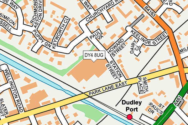 DY4 8UG map - OS OpenMap – Local (Ordnance Survey)