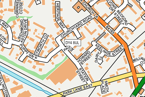 DY4 8UL map - OS OpenMap – Local (Ordnance Survey)
