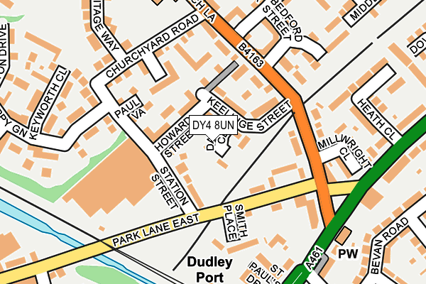 DY4 8UN map - OS OpenMap – Local (Ordnance Survey)