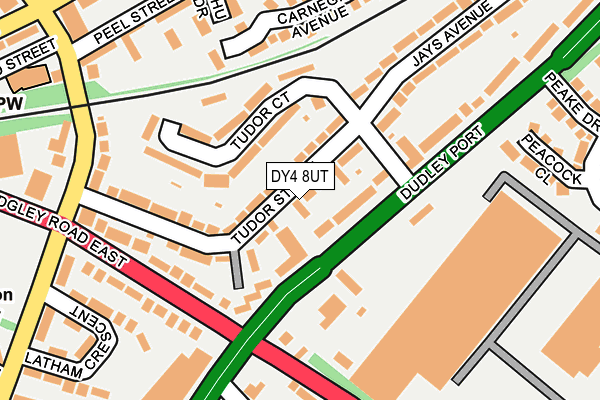 DY4 8UT map - OS OpenMap – Local (Ordnance Survey)