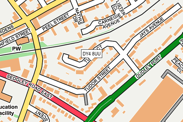DY4 8UU map - OS OpenMap – Local (Ordnance Survey)