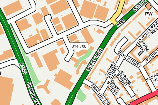 DY4 8XU map - OS OpenMap – Local (Ordnance Survey)
