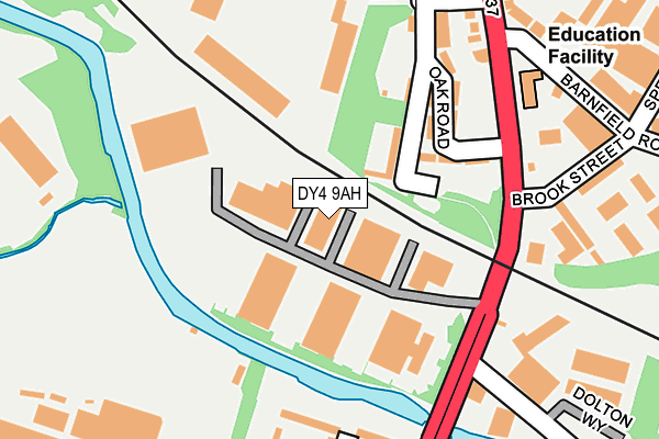 DY4 9AH map - OS OpenMap – Local (Ordnance Survey)