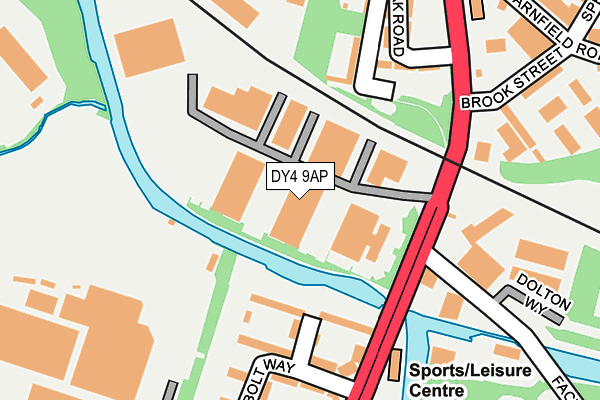 DY4 9AP map - OS OpenMap – Local (Ordnance Survey)