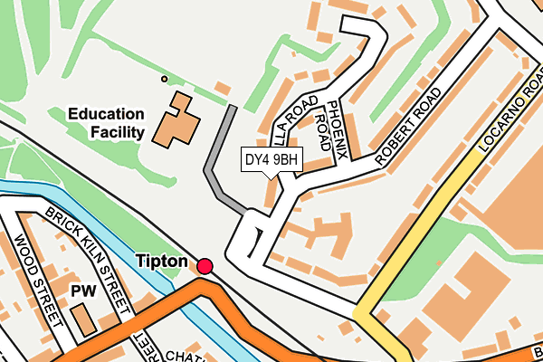 DY4 9BH map - OS OpenMap – Local (Ordnance Survey)