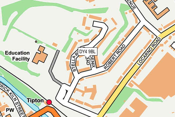 DY4 9BL map - OS OpenMap – Local (Ordnance Survey)