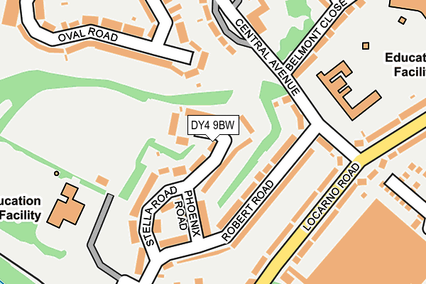 DY4 9BW map - OS OpenMap – Local (Ordnance Survey)