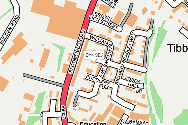 DY4 9EJ map - OS OpenMap – Local (Ordnance Survey)