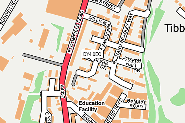 DY4 9EQ map - OS OpenMap – Local (Ordnance Survey)