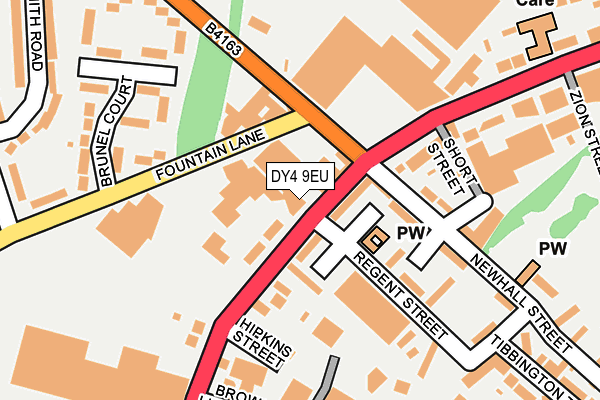 DY4 9EU map - OS OpenMap – Local (Ordnance Survey)