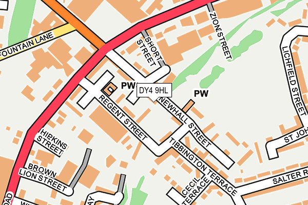 Map of PDRGBR TRANSPORT LIMITED at local scale