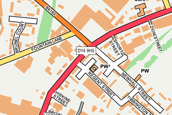 DY4 9HS map - OS OpenMap – Local (Ordnance Survey)