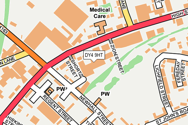 DY4 9HT map - OS OpenMap – Local (Ordnance Survey)