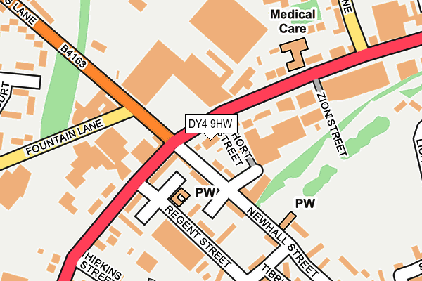 DY4 9HW map - OS OpenMap – Local (Ordnance Survey)