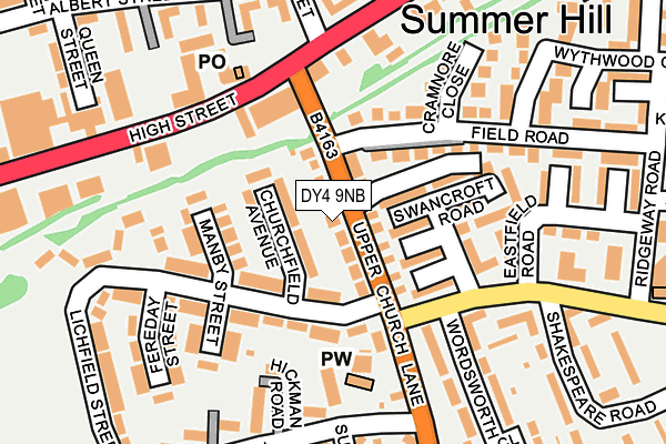 DY4 9NB map - OS OpenMap – Local (Ordnance Survey)