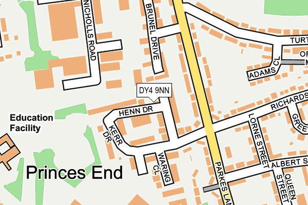 DY4 9NN map - OS OpenMap – Local (Ordnance Survey)