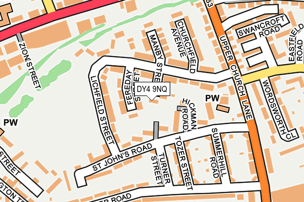 DY4 9NQ map - OS OpenMap – Local (Ordnance Survey)