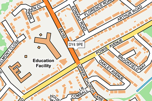 DY4 9PE map - OS OpenMap – Local (Ordnance Survey)