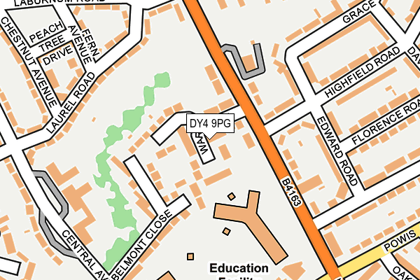 DY4 9PG map - OS OpenMap – Local (Ordnance Survey)