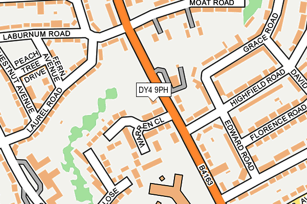 DY4 9PH map - OS OpenMap – Local (Ordnance Survey)