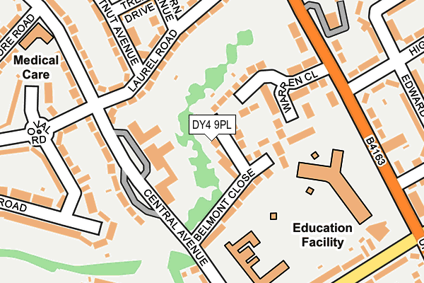 DY4 9PL map - OS OpenMap – Local (Ordnance Survey)