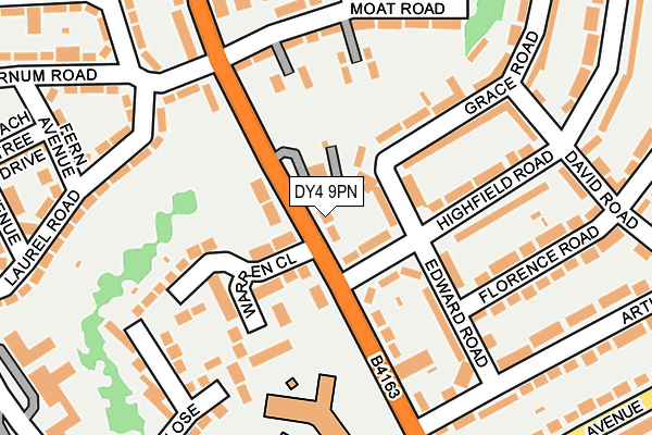 DY4 9PN map - OS OpenMap – Local (Ordnance Survey)