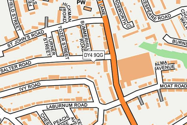 DY4 9QG map - OS OpenMap – Local (Ordnance Survey)